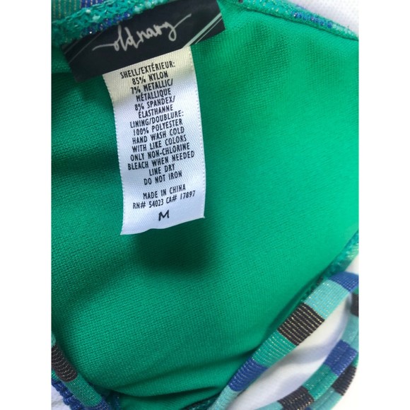 Old Navy Striped Colorblock Gold Rings 2-Piece Swimsuit - Picture 5 of 5